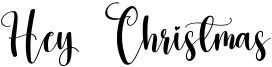 Hey Christmas Font