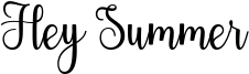 Hey Summer Font