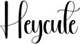 Heycute Font