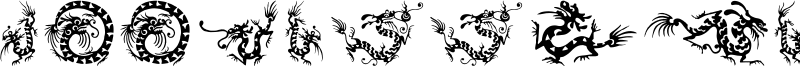 HFF Chinese Dragon Font