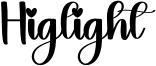 Higlight Font