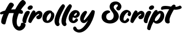 Hirolley Script Font