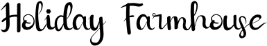 Holiday Farmhouse Font