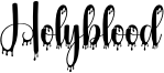 Holyblood Font