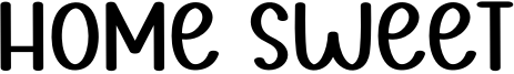 Home Sweet Font