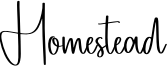 Homestead Font