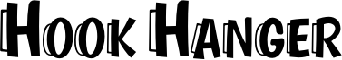 Hook Hanger Font