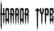 Horror Type Font