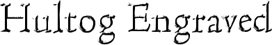 Hultog Engraved Font