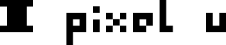 I pixel u Font
