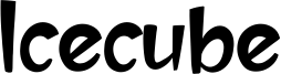 Icecube Font