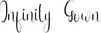 Infinity Gown Font