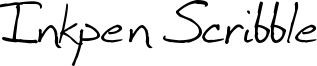 Inkpen Scribble Font