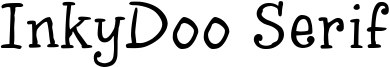 InkyDoo Serif Font