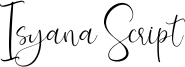 Isyana Script Font