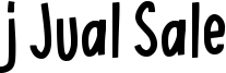 j Jual Sale Font
