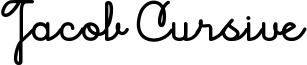 Jacob Cursive Font