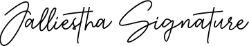 Jalliestha Signature Font