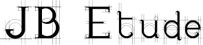 JB Etude Font
