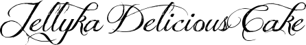 Jellyka Delicious Cake Font