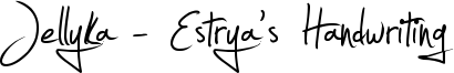 Jellyka - Estrya's Handwriting Font