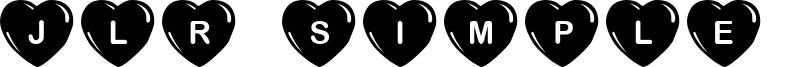 JLR Simple Hearts Font