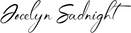 Jocelyn Sadnight Font
