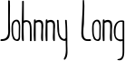 Johnny Long Font