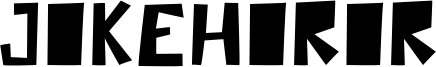 Jokehoror Font