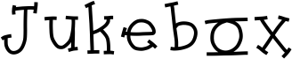 Jukebox Font
