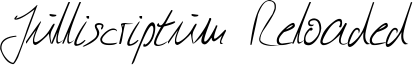 Julliscriptum Reloaded Font