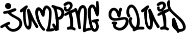 Jumping Squid Font
