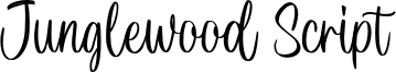 Junglewood Script Font