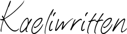 Kaeliwritten Font