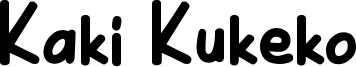 Kaki Kukeko Font