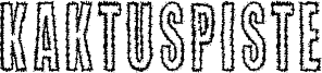 Kaktuspiste Font
