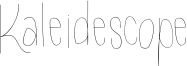Kaleidescope Font