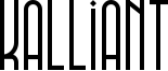 Kalliant Font