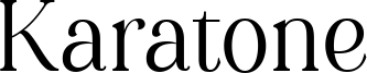 Karatone Font