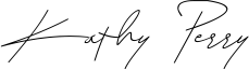 Kathy Perry Font