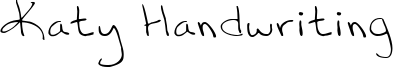 Katy Handwriting Font
