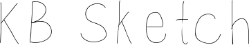 KB Sketch Font