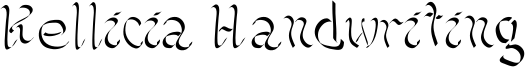 Kellicia Handwriting Font