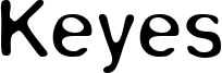 Keyes Font