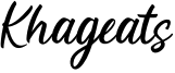 Khageats Font