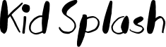 Kid Splash Font Personal Use Without Watermark.ttf