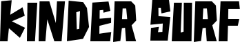 Kinder Surf Font