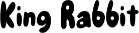 King Rabbit Font