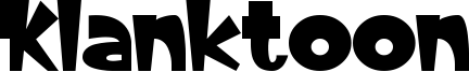 Klanktoon Font