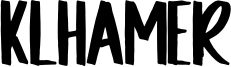 Klhamer Font